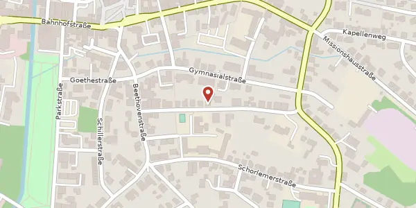 Karte der Umgebung von Julius-Bettingen-Straße 15, 66606 St. Wendel