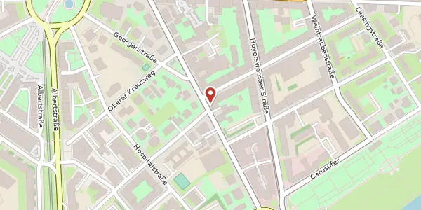 Karte der Umgebung von Glacisstraße 24, 01099 Dresden