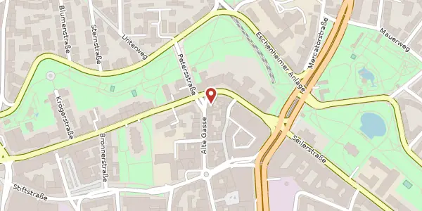 Karte der Umgebung von Alte Gasse 38, 60313 Frankfurt