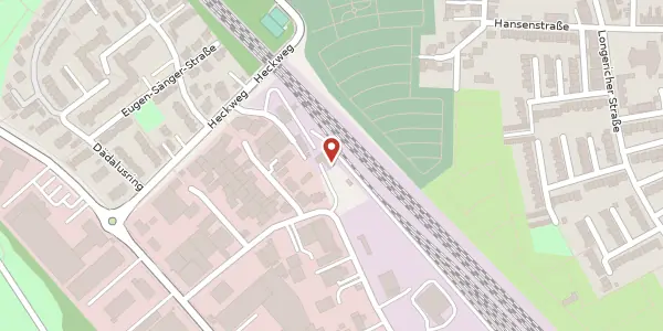 Karte der Umgebung von Hugo-Junkers-Str. 12a, 50739 Köln