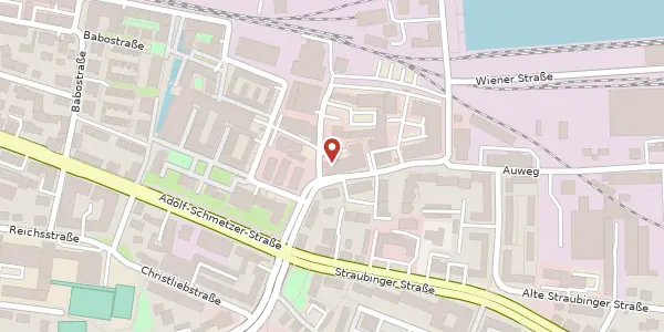 Karte der Umgebung von Prinz-Ludwig-Str. 9, 93055 Regensburg