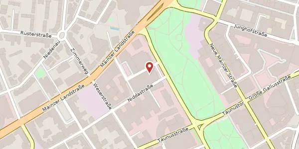 Karte der Umgebung von Taunusanlage 8, 60329 Frankfurt