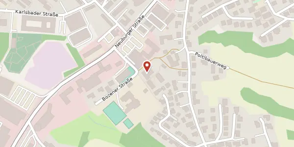 Karte der Umgebung von Südtiroler Str. 1 a, 94036 Passau