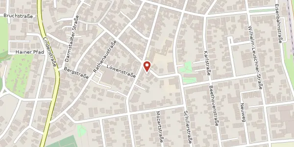 Karte der Umgebung von Landwehrstr. 23, 63128 Dietzenbach