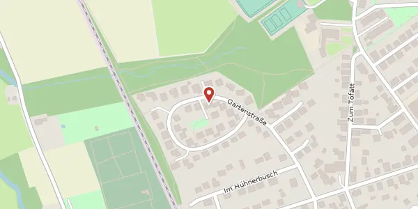 Karte der Umgebung von Gartenstr. 39, 49082 Osnabrück