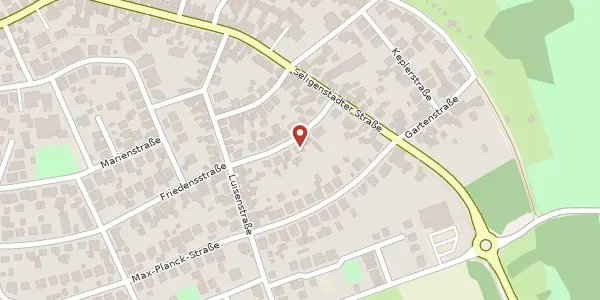 Karte der Umgebung von Friedensstr. 6, 63500 Seligenstadt