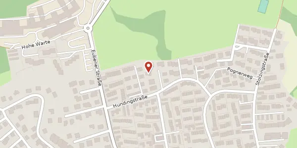 Karte der Umgebung von Hundingstraße 35, 95444 Bayreuth
