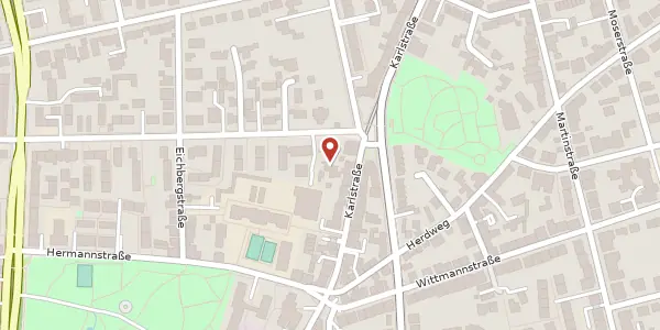 Karte der Umgebung von Karlstr. 95A, 64285 Darmstadt