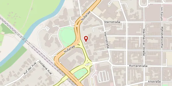Karte der Umgebung von Nußallee 12, 63450 Hanau