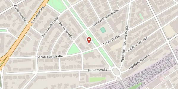 Karte der Umgebung von Holbeinstraße 62, 60596 Frankfurt