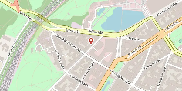 Karte der Umgebung von Spichernstr. 73, 50672 Köln
