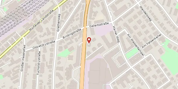 Karte der Umgebung von Darmstädter Landstr. 111, 60598 Frankfurt
