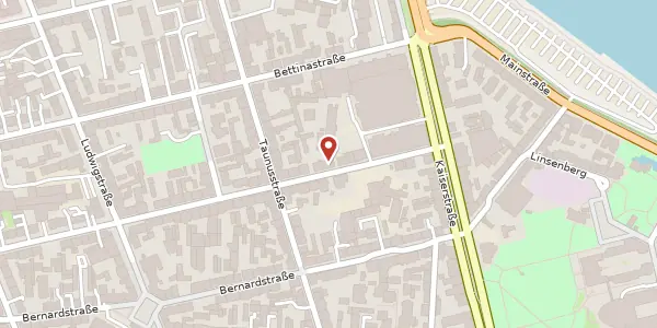 Karte der Umgebung von Goethestr. 17, 63067 Offenbach