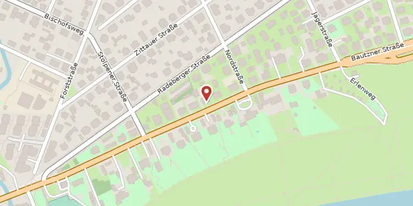 Karte der Umgebung von Bautzner Straße 113, 01099 Dresden