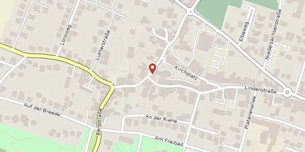 Karte der Umgebung von Kirchplatz 3, 49152 Bad Essen