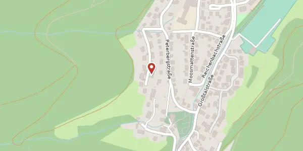 Karte der Umgebung von Siegelsbachstraße 9, 79117 Freiburg