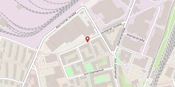 Karte der Umgebung von Gatherhof 47b, 40472 Düsseldorf