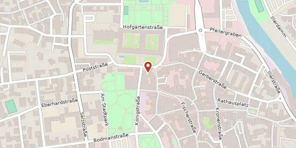 Karte der Umgebung von Residenzplatz 1, 87435 Kempten