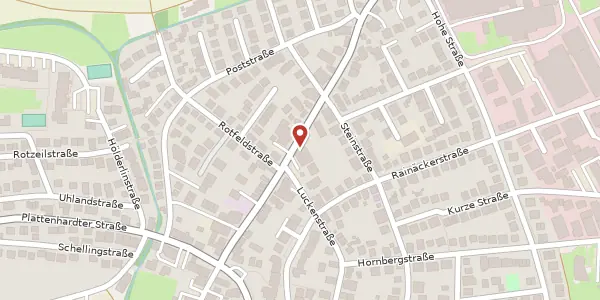 Karte der Umgebung von Bonländer Hauptstraße 72, 70794 Filderstadt