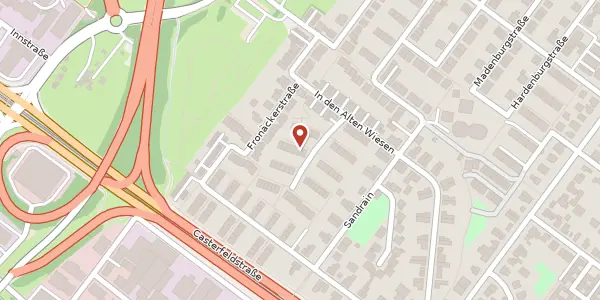 Karte der Umgebung von In den Alten Wiesen 94 A, 68219 Mannheim