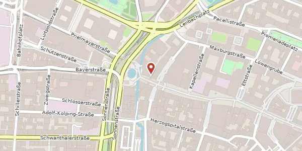 Karte der Umgebung von Karlsplatz 9, 80335 München