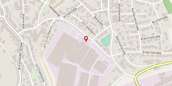 Karte der Umgebung von Hochwaldstraße 22, 54497 Morbach