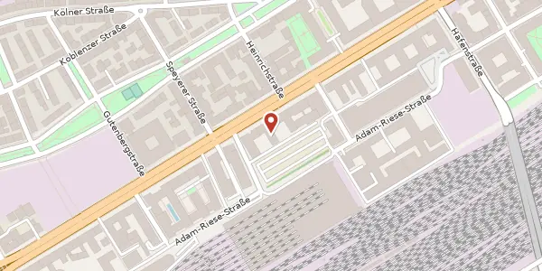 Karte der Umgebung von Mainzer Landstr. 181, 60327 Frankfurt