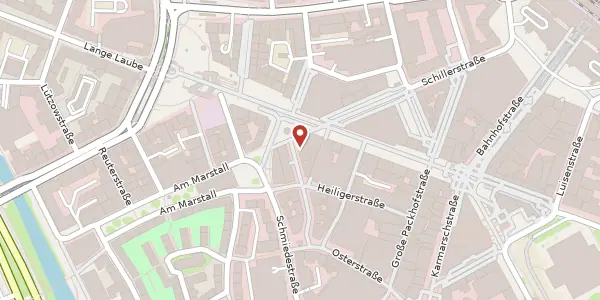 Karte der Umgebung von Georgstraße 8 A, 30159 Hannover