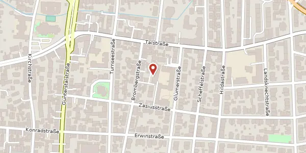 Karte der Umgebung von Brombergstraße 17 c, 79102 Freiburg im Breisgau