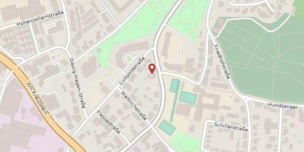 Karte der Umgebung von Wilhelm-Meußdoerffer-Str. 4, 95326 Kulmbach