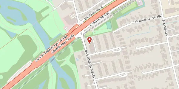 Karte der Umgebung von Norderländer Straße 10, 28259 Bremen