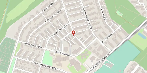 Karte der Umgebung von Bienwaldstraße 30, 76287 Rheinstetten