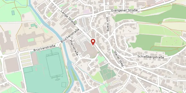 Karte der Umgebung von Lange Straße 64/1, 89542 Herbrechtingen