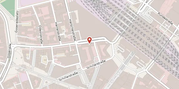 Karte der Umgebung von Kurt-Schumacher-Straße 7, 30159 Hannover