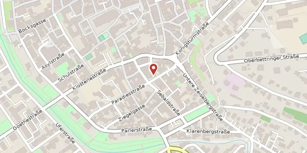 Karte der Umgebung von Paradiesstraße 10, 73525 Schwäbisch Gmünd