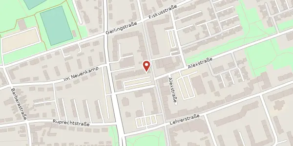 Karte der Umgebung von Hohenzollernplatz 2, 47167 Duisburg