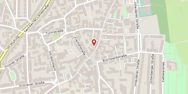 Karte der Umgebung von Berger Str. 289, 60385 Frankfurt