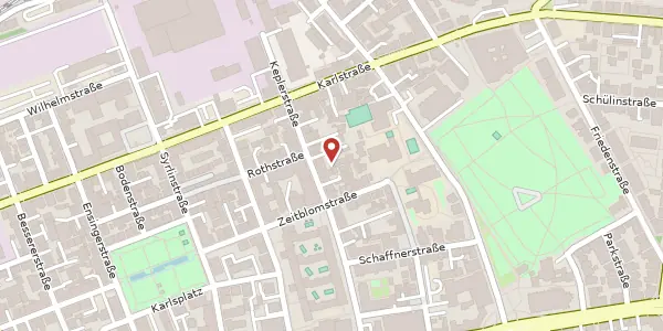 Karte der Umgebung von Kepler Straße 22/1, 89073 Ulm