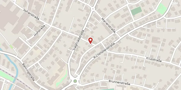 Karte der Umgebung von Sofienstr. 4, 32756 Detmold