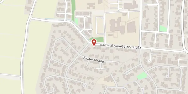 Karte der Umgebung von Kardinal-von-Galen-Str. 36 B, 48231 Warendorf