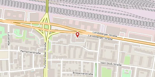 Karte der Umgebung von Landsberger Str. 285 b, 80687 München