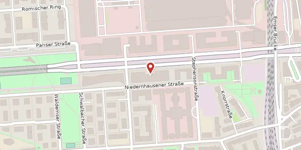Karte der Umgebung von Europa-Allee 91, 60486 Frankfurt