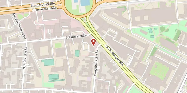 Karte der Umgebung von Knesebeckstraße 1, 10623 Berlin