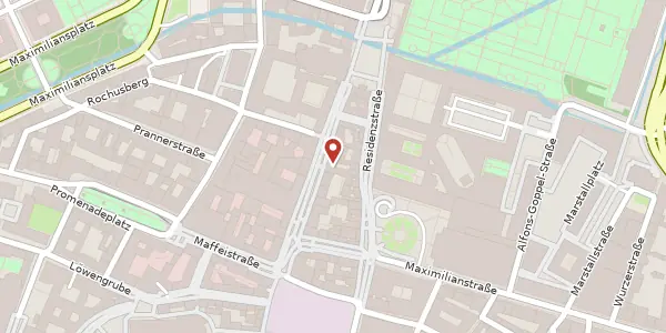 Karte der Umgebung von Theatinerstr. 33, 80333 München