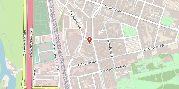 Karte der Umgebung von Hauptstr. 71, 91054 Erlangen