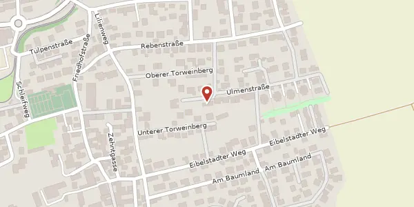 Karte der Umgebung von Kastanienstr. 12, 97084 Würzburg