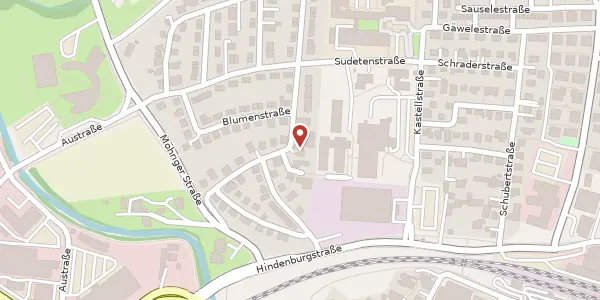 Karte der Umgebung von Friedenstr. 2, 74613 Öhringen
