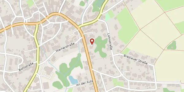 Karte der Umgebung von Hersfelder Straße 13, 36280 Oberaula