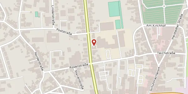 Karte der Umgebung von Husumer Straße 12, 25746 Heide
