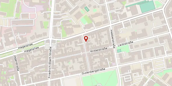 Karte der Umgebung von Benkertstraße 22, 14467 Potsdam